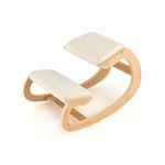 Costway Ergonomic Kneeling Chair Bentwood Frame Posture Improving