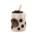 Costway 67cm Cat Activity Center Condo House Scratching Post w/ball & Cushion, Coffee