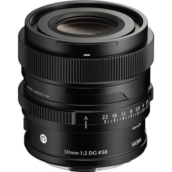 Sigma 50mm F/2 Dg Contemporary Lens - Sony E-mount Black