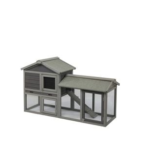Yes4pets 148cm Rabbit Hutch Quail Run Wooden Cage Guinea Pig Cage House