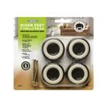 Slipstick 25mm (1”) Tall Furniture Heavy Duty Riser - Set of 4