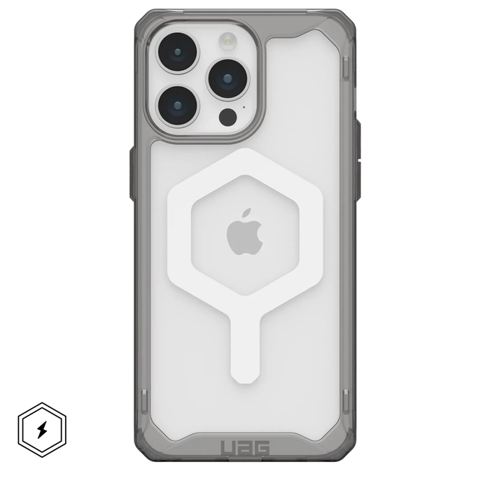 Uag Plyo Magsafe Case For Iphone 16 Pro Max - Ash/white