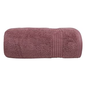 Bas Phillips Valencia Zero Twist Cotton Bath Towel 68 X 137cm Dusty Rose
