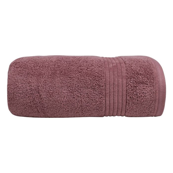 Bas Phillips Valencia Zero Twist Cotton Bath Towel 68 X 137cm Dusty Rose