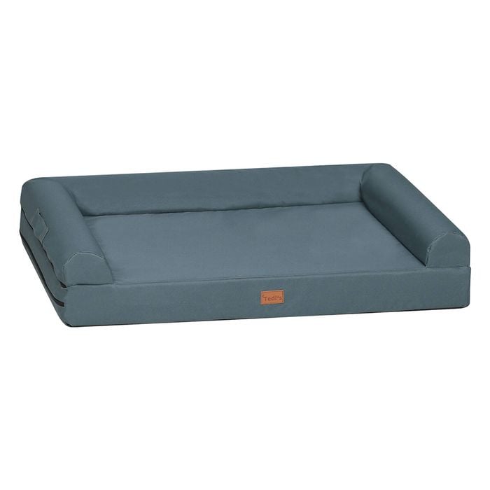 Waterproof Orthopedic Dog Bed L in Grey