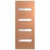 Hume 2040 x 820 x 40mm Entrance Door SPM Savoy Cathedral Glass XS11