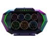 NNEOBA AD Digital Car HUD GPS OBD2 Head Up Display with Slope Meter Black