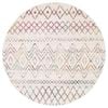 The Rug Connection Jaya 453 Off White 150x150cm - Small Round Transitional Pet Friendly Indoor Rug