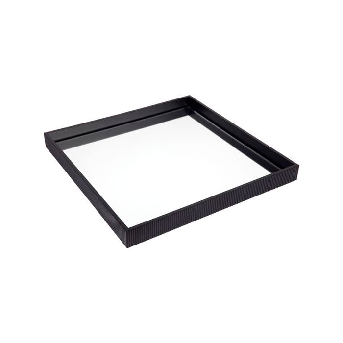 Cafe Lighting Miles Large Mirrored Tray - Black