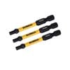 DeWALT FLEXTORQ 57mm HEX4 Screwdriver Bit 3 Pack DWAF2HX4IR3