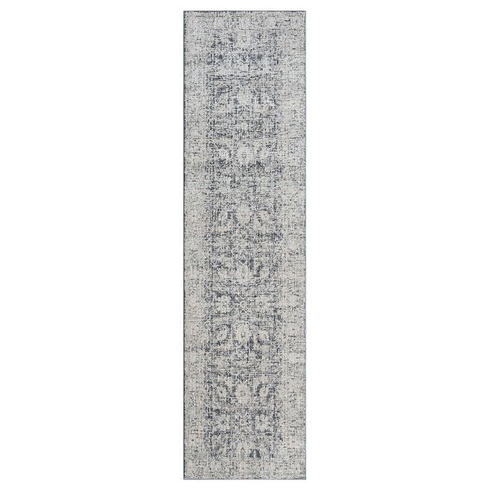Aubre Contemporary Runner - Aubre Charcoal 80 X 300 Cm