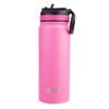 Oasis Stainless Steel Insulated Challenger Sports Drink Bottle 550ml Neon Pink