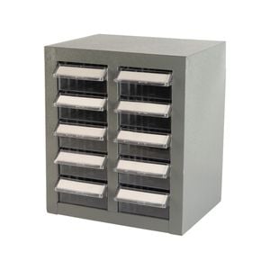 Montgomery Grey Metal 10 Drawer Organiser