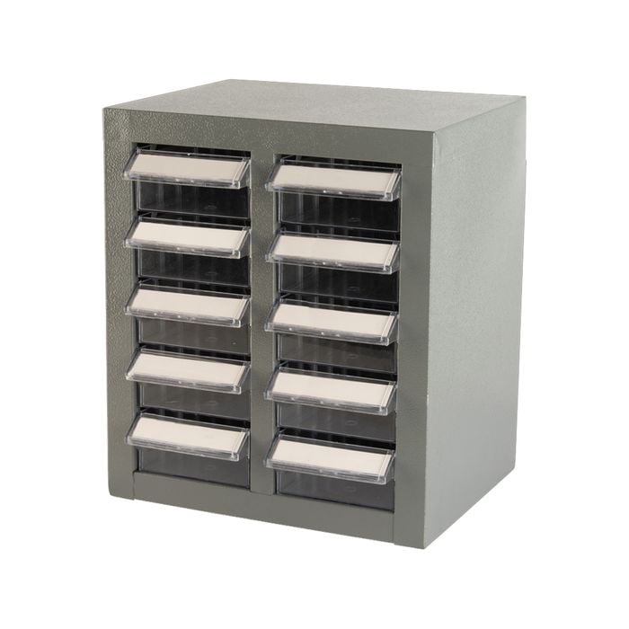 Montgomery Grey Metal 10 Drawer Organiser