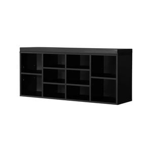 Oikiture Shoe Cabinet Bench Shoe Storage Rack Pu Padded Seat Organiser Cupboard