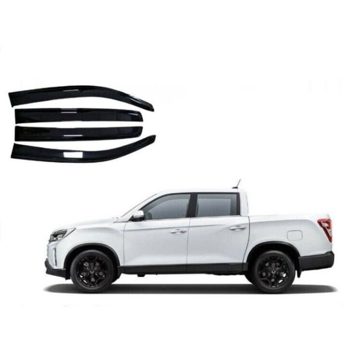 4-piece Weathershields For Ssangyong Musso 2018-2024