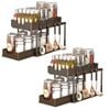 Catzon 2 Pcs Under Counter Storage Organizers with Hooks and Drawers