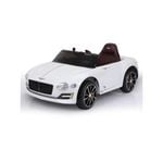 Bentley Exp 12 Speed 6E Licensed Kids Ride On Electric Car Remote Control by Kahuna - White