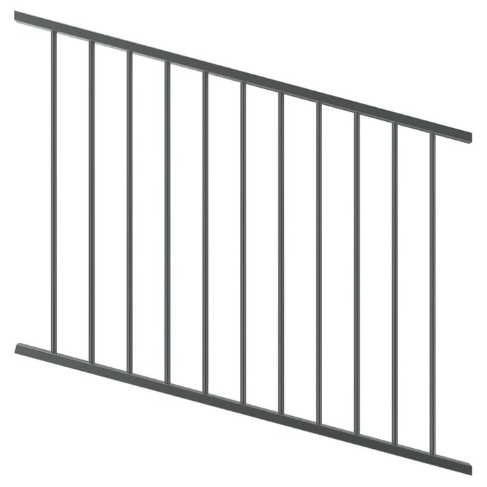 ProtectorAl 350-1200 x 900mm Monument Raked Up To 15º Flat Top Garden Fence Panel
