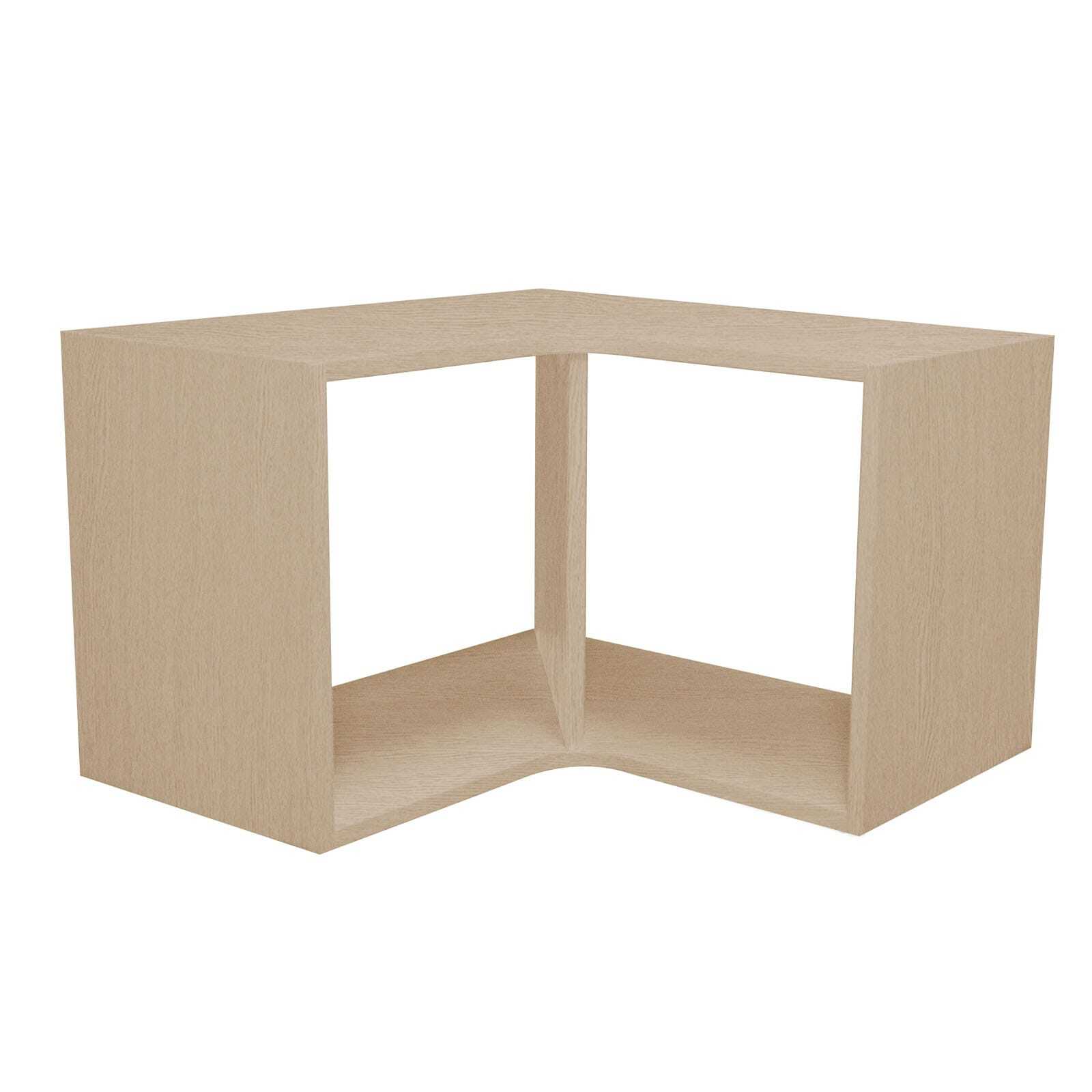 Multistore 1072 x 682 x 682 x 390mm Beach 3 x 2 Cube Corner Unit thumbnail 2