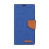 Goospery Canvas Diary for iPhone 14 Pro Max - Blue