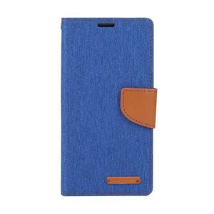 Goospery Canvas Diary for iPhone 14 Pro Max - Blue