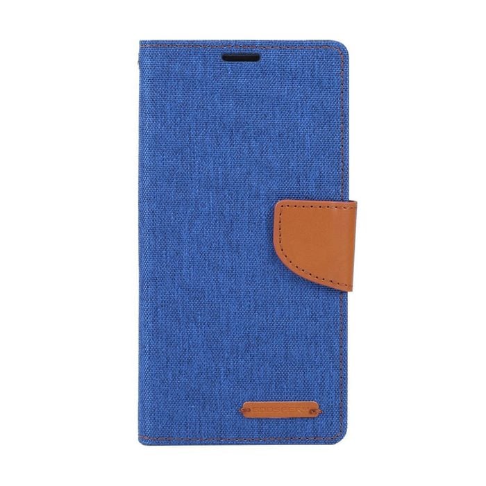 Goospery Canvas Diary for iPhone 14 Pro Max - Blue