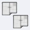 Hygieia Filter For Roborock Saros 10 Robot Vacuum Cleaner, 2Pcs