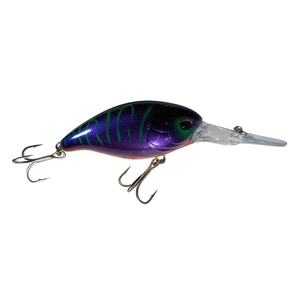 Profishent Chainsaw 80mm Crankbait Hard Body Fishing Lure Midnight Purple Black Orange Chartreuse