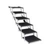 PaWz 6 Steps Dog Ramp Adjustable Height Folding Portable Aluminium