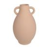 Maine & Crawford Paola 34.5cm Ceramic Textured Flower Vase Home Room Decor Beige
