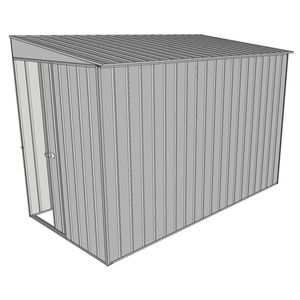 Build-a-Shed 1.5 x 3 x 2m Skillion Shed without Side Doors - Zinc