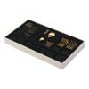 Cadence & Co Hemingway Cutlery And Chopstick Set 30 Piece Matte Black/gold