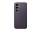 Samsung Vegan Leather Case for Galaxy S24 - Dark Violet