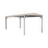 Absco Structures 3.00 x 6.00 x 2.66m Classic Cream Single Gable Carport