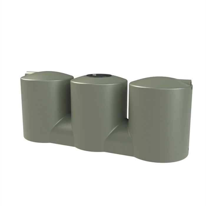 Melro Tanks 2000L Mist Green Slimline 2007 Poly Water Tank
