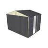 Build-a-Shed 3.0 x 2.3 x 2.3m Gable Single Sliding Side Door Shed - Grey