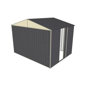 Build-a-Shed 3.0 x 2.3 x 2.3m Gable Single Sliding Side Door Shed - Grey