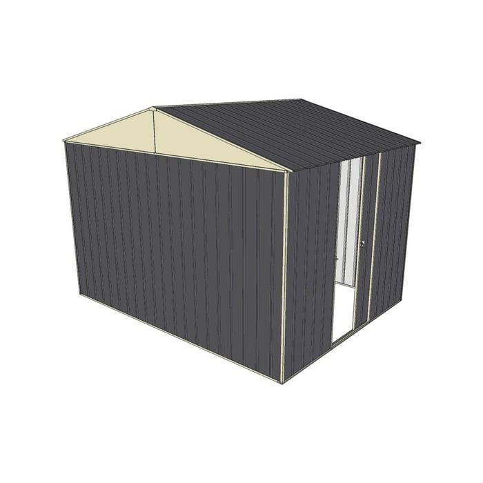 Build-a-Shed 3.0 x 2.3 x 2.3m Gable Single Sliding Side Door Shed - Grey