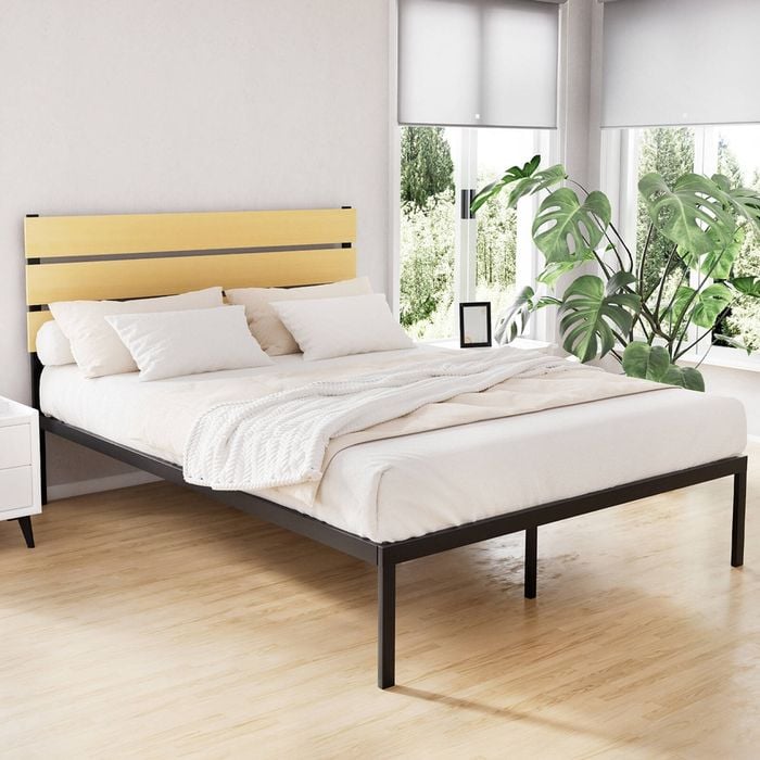 Artiss Metal Bed Frame Black Queen Paula