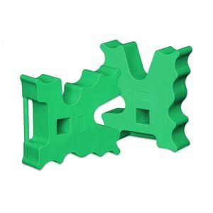 2pc AgBoss Equestrian Show Jumping Cavaletti Jump Blocks Versatile Green