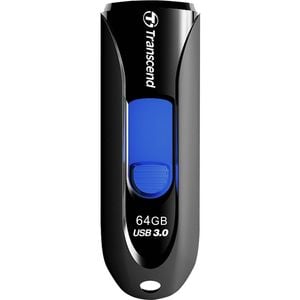Transcend Jetflash 790 64 Gb Usb 3.0 Flash Drive - Black, Blue