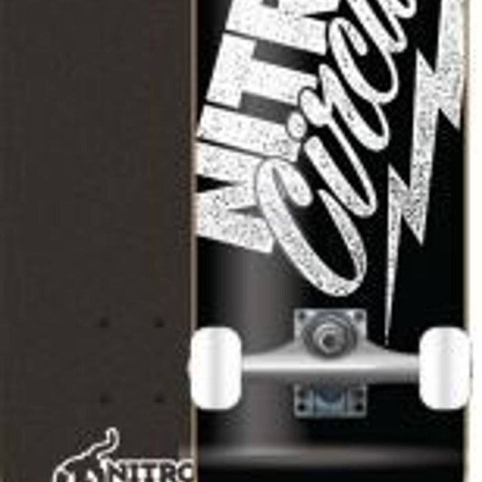 Nitro Circus Skateboard R AMP -  Black Bolt - Black Bolt | Black | Skateboard