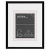 Frames & Hangers Mini Wall Hanging Sleek 21x26cm Postcard Picture Frame Black