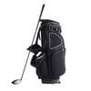 VEVOR Golf Cart Bag Black White with 14 Way Organizer Divider Top Stand for Men and Women