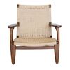 SK Designer Living | Replica Hans Wegner CH25 Easy Chair - Walnut & Natural