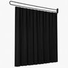 Artiss Room Divider Wall Mounted Black 200x220CM