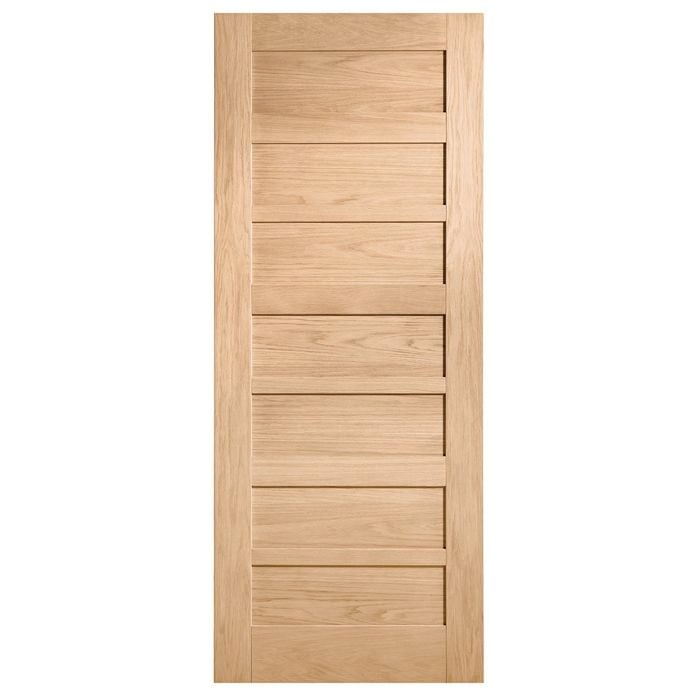 Corinthian Moda White Oak Internal Door AMOD11 - 820mm x 2340mm x 35mm