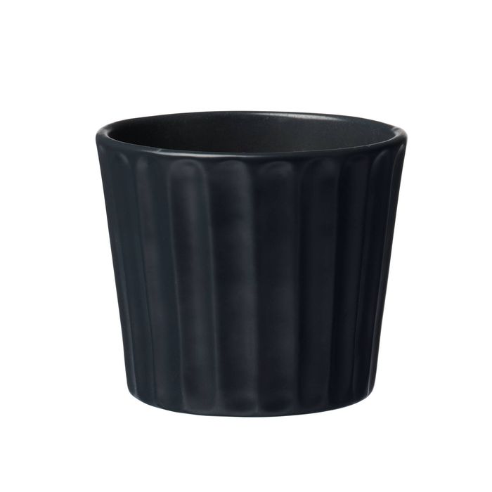 Northcote Pottery 9.5 x 8cm Oasis Mini Charcoal Ceramic Indoor Pot