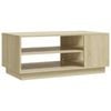 vidaXL Coffee Table Sonoma Oak Engineered Wood Living Room Couch Accent Table